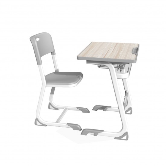 Banca scolara ergonomica, cu scaun, I/VIII