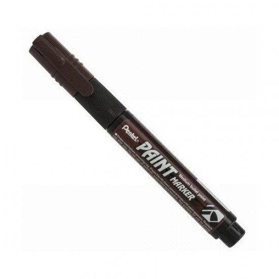 Marker Permanent Pentel Paint Marker Mmp20, 4 Mm Cu Vopsea Maro