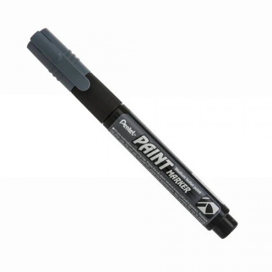 Marker Permanent Pentel Paint Marker Mmp20, 4 Mm Cu Vopsea Gri
