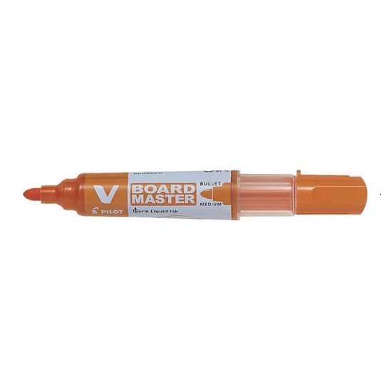 Marker Pentru Tabla Pilot V-board, Varf Rotund, 2.3-6 Mm, Portocaliu