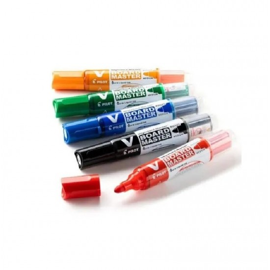 Marker Pentru Tabla Pilot V-board, Varf Rotund, 2.3-6 Mm, Portocaliu