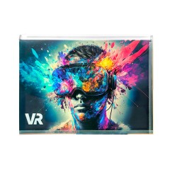 Buzunar Plastic A4, Inchidere Fermoar, Tematica Vr