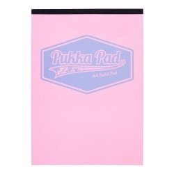 Caiet Pukka Pad Pastel, A4, 160 Pagini, Dictando, Roz