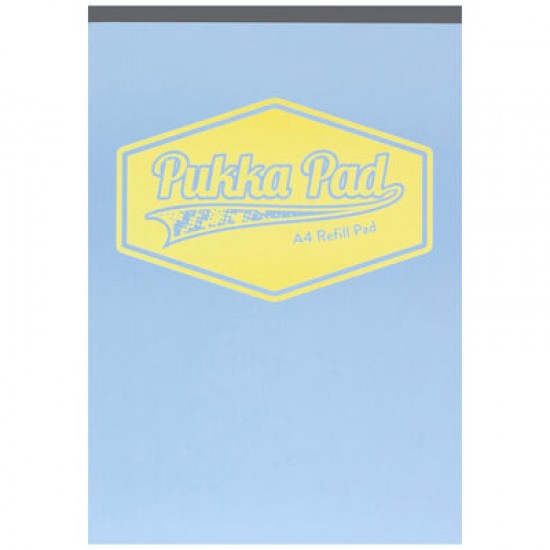 Caiet Pukka Pad Pastel, A4, 160 Pagini, Dictando, Albastru