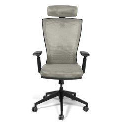 Scaun Birou Bergamo, Managerial, Gri Deschis