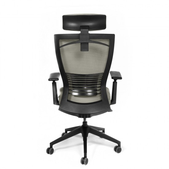 Scaun Birou Bergamo, Managerial, Gri Deschis