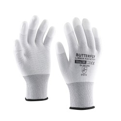 Manusi Rock Safety Butterfly Poliester, Imersate, Marimea 6/s