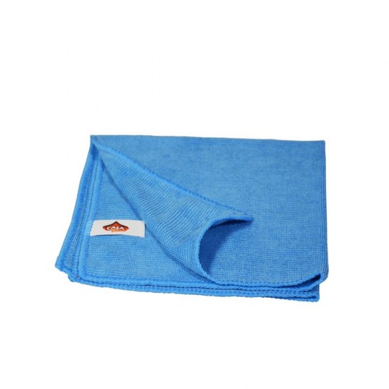 Lavete Microfibra 40x40 Cm, Albastru, 320g, 5 Bucati/set