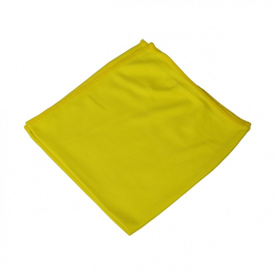 Lavete Microfibra Pentru Sticla, 30x30 Cm, Galbena, 10 Bucati/set