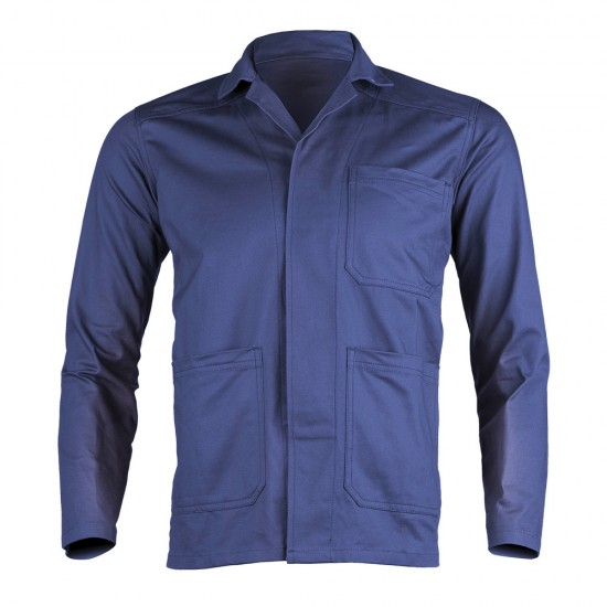Jacheta Industry Albastru Royal Tercot 245g Xl, Cu Doua Buzunare Laterale, Un Buzunar La Piept, Rezistenta
