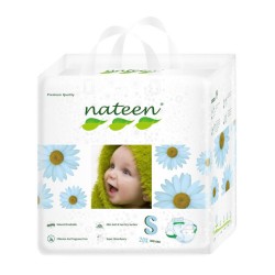 Scutece Ecologice Nateen Premium Line Nr. 2 4-6 Kg, 20 Bucati/pachet