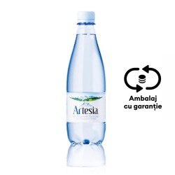 Apa Minerala Plata Artesia, 0.5, 12 Bucati/bax, Eticheta Sgr