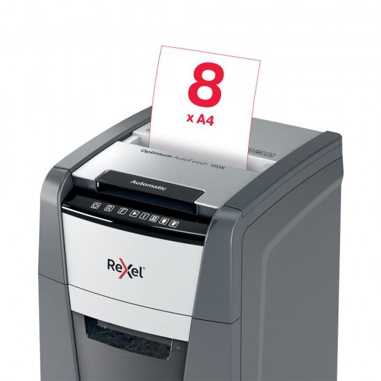 Distrugator Documente Automat, Rexel Optimum Autofeed Plus, 150 Coli