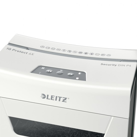 Distrugator Documente Manual, Leitz Iq Protect 6x, P4, Cross-cut, 6 Coli