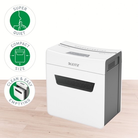 Distrugator Documente Manual, Leitz Iq Protect 6x, P4, Cross-cut, 6 Coli