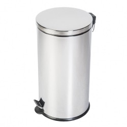 Cos Inox Cu Pedala Si Galeata Interioara, 40l