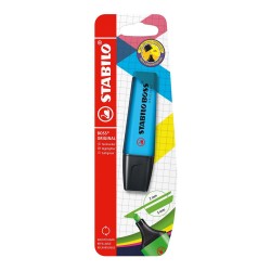 Textmarker Stabilo Boss Original, Albastru, Blister