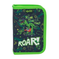 Penar Echipat Abc, 1 Compartiment, 2 Clape, Design Dinozaur