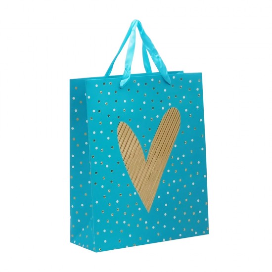 Punga Cadou 26x32x10 Cm, Design Inima