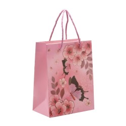 Punga Cadou 18x23x10 Cm, Design Fluturi