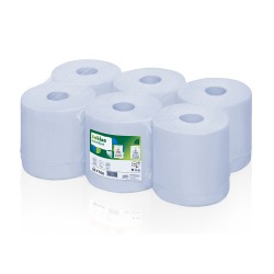 Rezerva prosoape derulare centrala Wepa, albastru 2 straturi, 150 m/rola, 6 role/bax