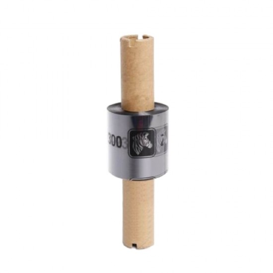 Ribon cu Ceara (WAX) Zebra 2300 Negru, 33mm x 74m, INK OUT - Etichete Semilucioase
