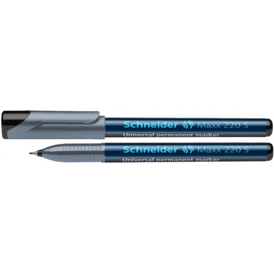 Universal Permanent Marker Schneider Maxx 220 S, Varf 0.4mm - Negru