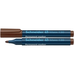 Permanent Marker Schneider Maxx 130, Varf Rotund 1-3mm - Maro