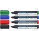 Marker Schneider Maxx 293, Pentru Tabla De Scris+flipchart, Varf Tesit 2-5mm, 4 Cul/set - (n,r,a,v)
