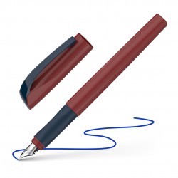 Stilou Schneider Xpect (tip M - Medium) - Corp Negru, Clema Si Rubber Grip Ketchup