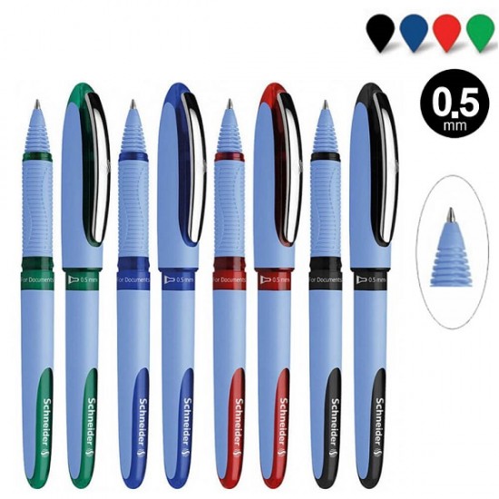 Roller Cu Cerneala Schneider One Hybrid C, Ball Point 0.5mm - Scriere Neagra
