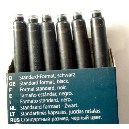 Patroane Schneider, 6buc/set - Cerneala Neagra