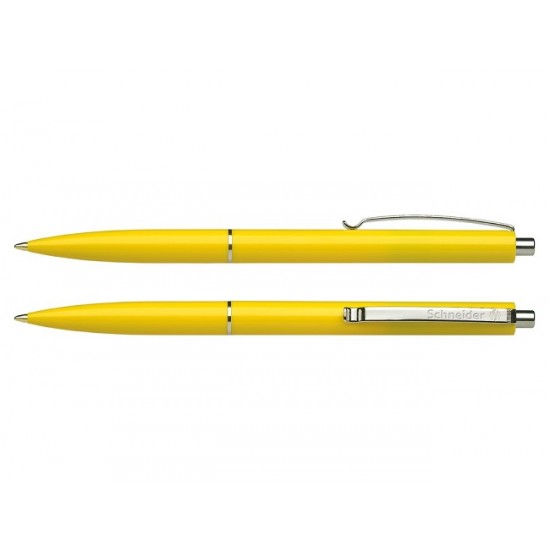 Pix Schneider K15, Clema Metalica, Corp Galben - Scriere Albastra