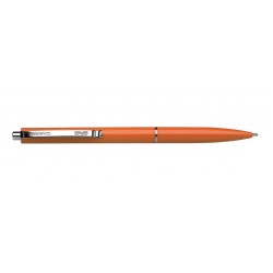 Pix Schneider K15, Clema Metalica, Corp Portocaliu - Scriere Albastra