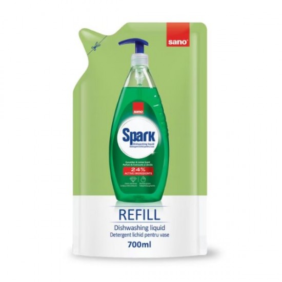Sano Spark Rezerva Castravete, Cantitate 700ml