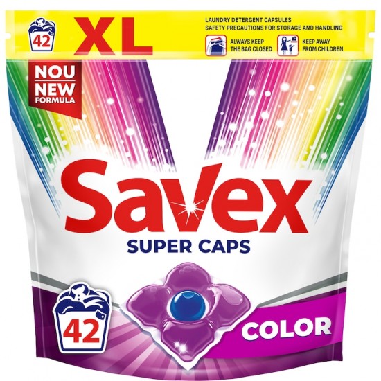 Savex Detergent Capsule Super Extra Color 42 Capsule