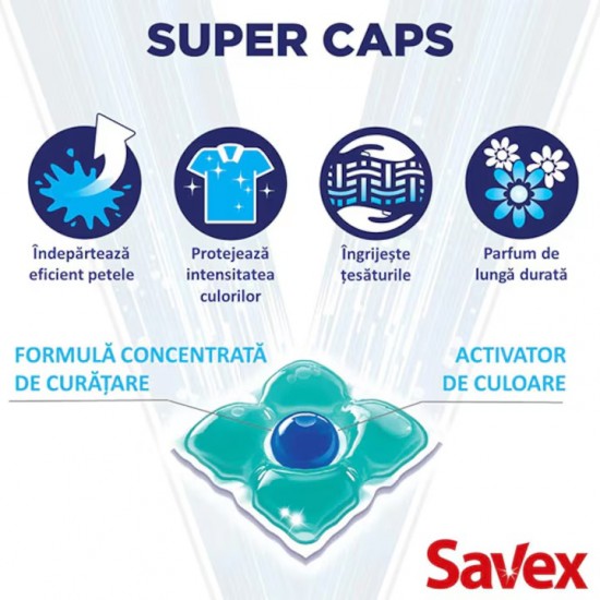 Savex Detergent Capsule Super Extra Fresh 42 Capsule