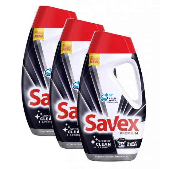Savex Detergent Lichid Black and Dark 1.08 L, 24 Spalari