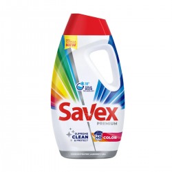 Savex Premium Detergent Lichid Color, 40 Spalari, 1.8 L