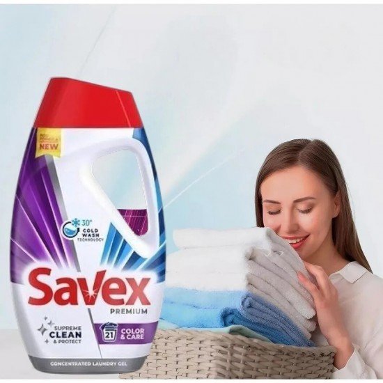 Savex Detergent Lichid Color&care 1.08 L, 24 Spalari