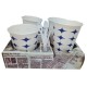 Suport din Carton pentru 4 Pahare Model Ziar, 100 Buc/Bax