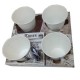 Suport din Carton pentru 4 Pahare Model Ziar, 100 Buc/Bax