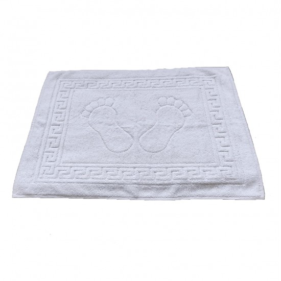 Prosop de Picioare Talia, 100% Bumbac, Culoare Alb, 40x50 cm