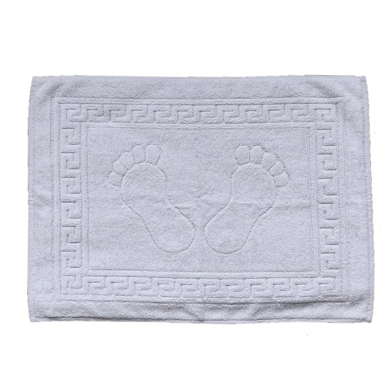 Prosop de Picioare Talia, 100% Bumbac, Culoare Alb, 50x70 cm