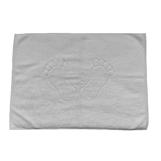 Prosop de Picioare Ela, 100% Bumbac, Culoare Alb, 50x70 cm