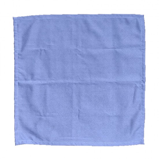 Servetel de Masa Polycotton Model Granit, Albastru, %60 Bumbac - 40% Polyester, Dimensiune 45x45 cm, 5 Buc/Set