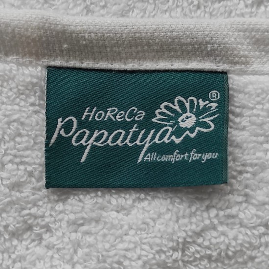 Prosop de Barbierit Themis, 100% Bumbac, Culoare Alb, 30x30 cm