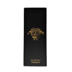 Set Barbierit Lux format din Aparat de Ras de Unica Folosint si Gel de Barbierit, Ambalat in Cutie de Carton