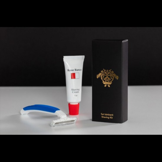 Set Barbierit Lux format din Aparat de Ras de Unica Folosint si Gel de Barbierit, Ambalat in Cutie de Carton