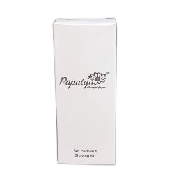 Set Barbierit Papatya format din Aparat de Ras de Unica Folosinta si Gel de Barbierit, Ambalat in Cutie de Carton